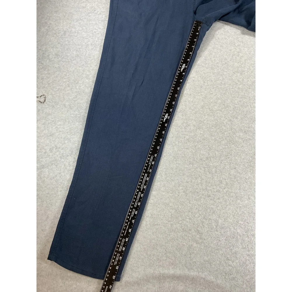 Tommy Bahama Relax Mens Navy 100% Linen Elastic Waist Drawstring Pants L 2724